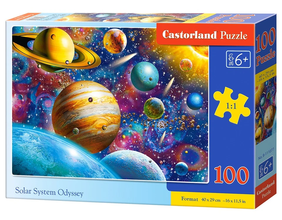 CASTORLAND Sonnensystem Puzzle 100 Teile ab 6 Jahren 100 Teile original verpackt - Bild 1 von 1