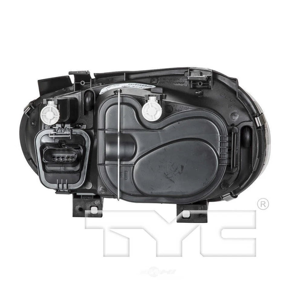 Conjunto de farol direito para 1999-2002 Volkswagen Golf 2000 2001 TYC 20-6473-90 - Imagem 2 de 4