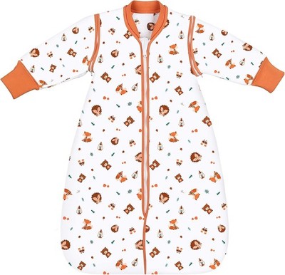 Lictin Baby Schlafsack 2,5TOG tragbare Decke - Igelmuster 18-36 Monate