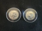 ~ 1964 Kennedy Half Dollar Lot QTY 2 Coins Time Capsule AU ~