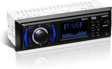 616UAB Bluetooth Car Stereo - Single DIN, MP3, USB, Aux Connectivity
