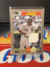 Frank Thomas 2022 Topps 1987 Topps Baseball 35th Anniversary Relics Gold #/50 SP