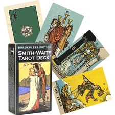 Tarotkarten Set Anfänger Fortgeschrittene Rider-Waite Weissagung Meditation 