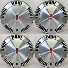  1985-1989 Oldsmobile Calais 4100 13 Hubcaps Wheel Covers 22520947 Set4
