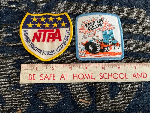 NTPA National Tractor Pullers Association & Keep Pullin’ Vintage Patch Lot Of 2