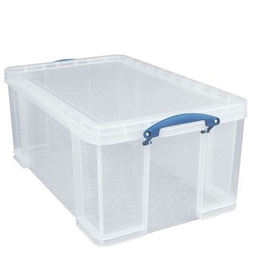 Aufbewahrungsbox 84 Liter, verschließbar und stapelbar