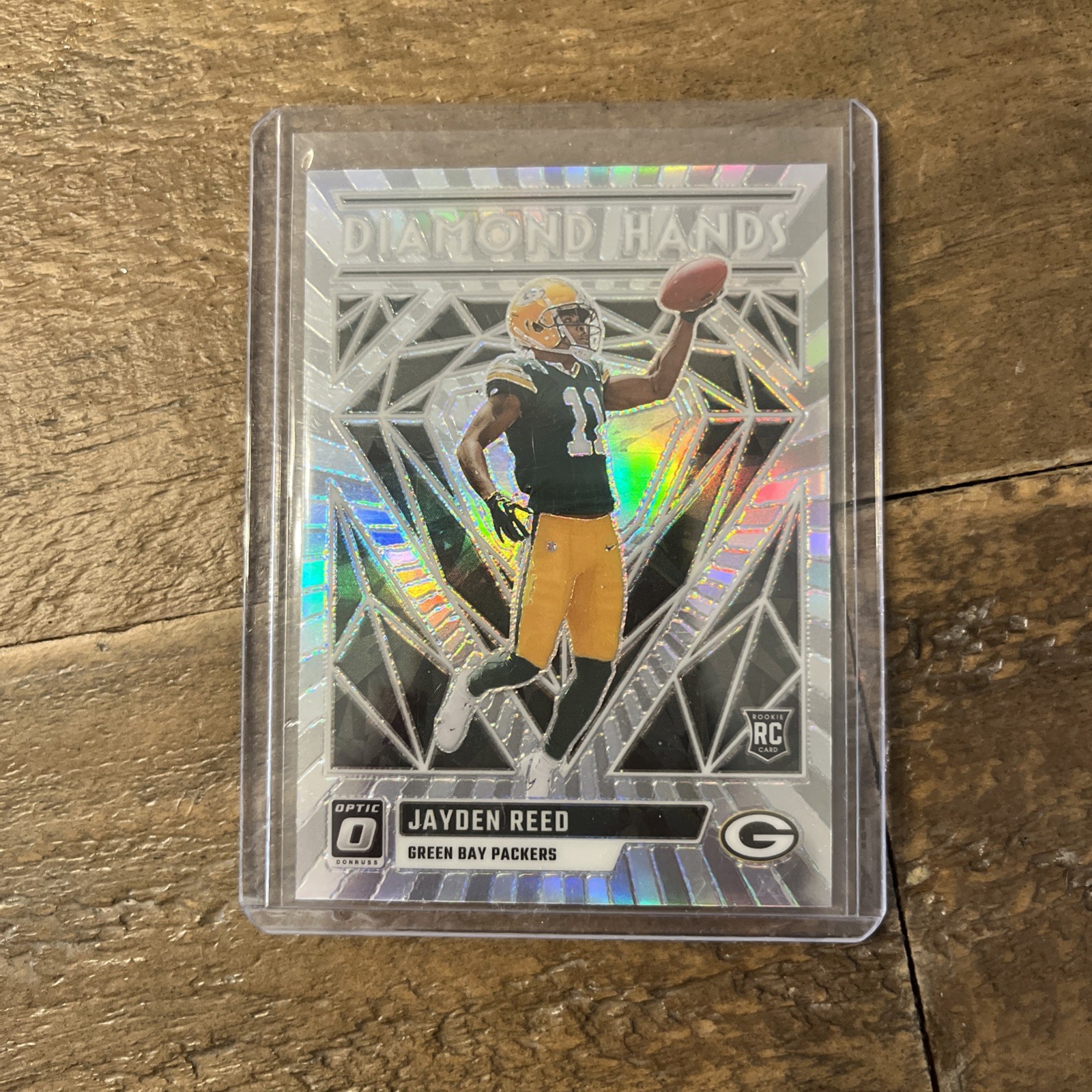 2023 Panini Donruss Optic - Diamond Hands Jayden Reed #DH-JR (RC)