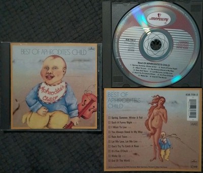 APHRODITES CHILD West Germany Import CD 10 songs BEST OF wake up RAIN & TEARS