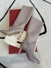 Valentino - Dusty Pink Studded Sole Tall Boot...