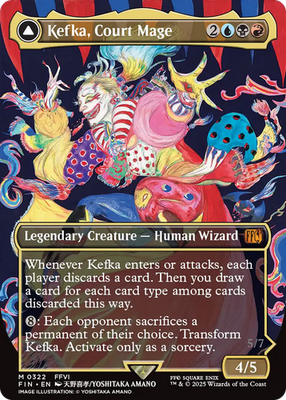 【最終値下げ】Ka pali ka 10‘ fin フィン x1 Kefka, Court Mage // Kefka, Ruler of Ruin FIN MTG 322