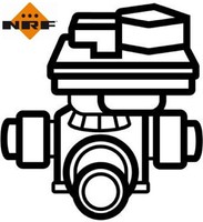 NRF 391025 KüHlmittelregelventil FüR Audi FüR Seat FüR Skoda FüR VW