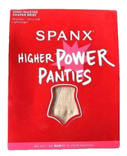 SPANX Higher Power High-Waist Panties, Soft Nude Women's Size Medium - NWT
