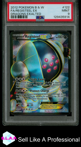 FA/REGISTEEL EX DRAGONS EXALTED POKEMON BLACK & WHITE 2012 122 PSA 9 | eBay