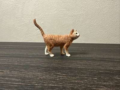 2016 Schleich Am Limes 69 Cat Orange And White Tabby 2  Figure Kitty Germany
