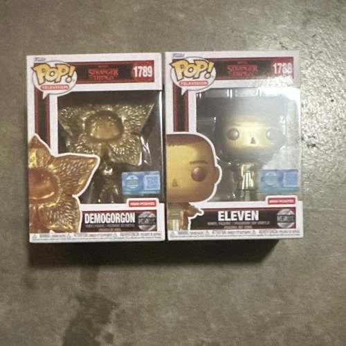 Funko Pop! Stranger Things Metallic Demogorgon #1789 Eleven #1788 9500 PCS