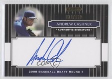 2008 Razor Signature Series Black 34/199 Andrew Cashner #119 Auto 1j2