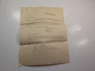 Military Letter 1938 Major Halsey Blacksburg Virginia Signature WW2 WWII Paper