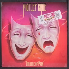 MOTLEY CRUE: theatre of pain ELEKTRA 12" LP 33 RPM Sealed