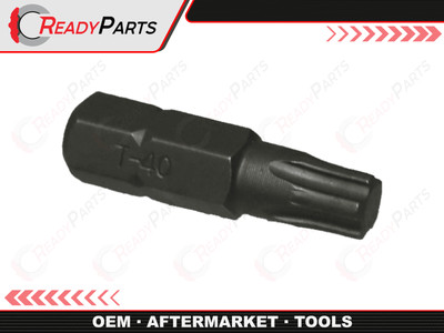 T&E Tools T40 5 Point Torx-Plus Insert Bit 5/16'' Hex x 32mm Length (T79140)