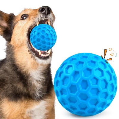 Squeaky Dog Toys for Aggressive Chewers, Indestructible Dog Balls for Aggressive