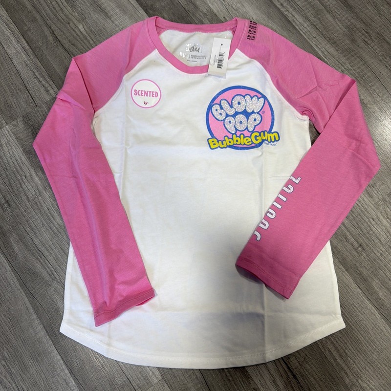 Justice Sz 10 Blowpop Gum Shirt