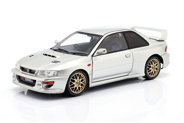 Solido Subaru Impreza 22B 1998 Silver 1:18 1807408-image