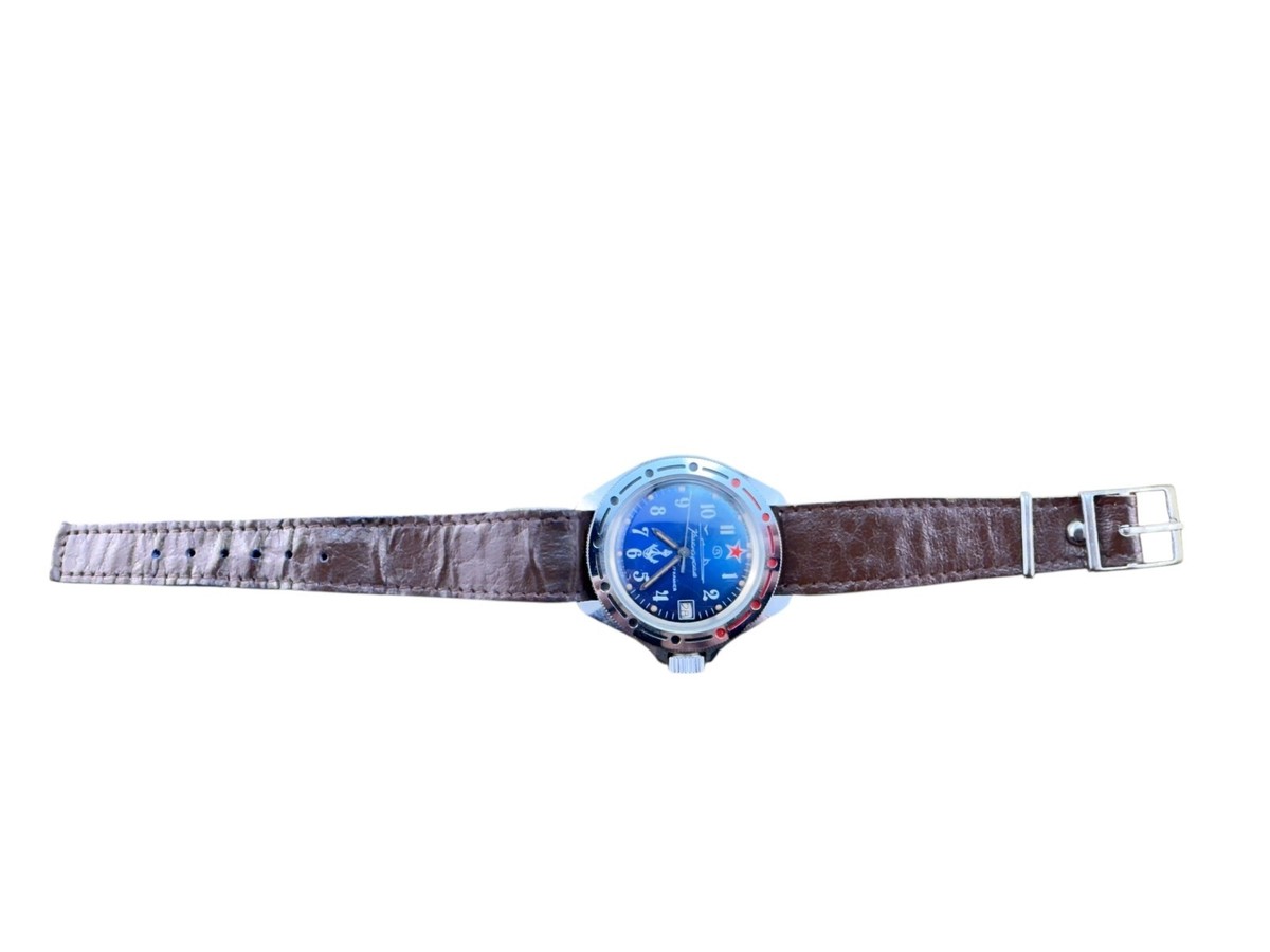 VOSTOK KOMANDIRSKIE Submarine SOVIET USSR MILITARY WATCH