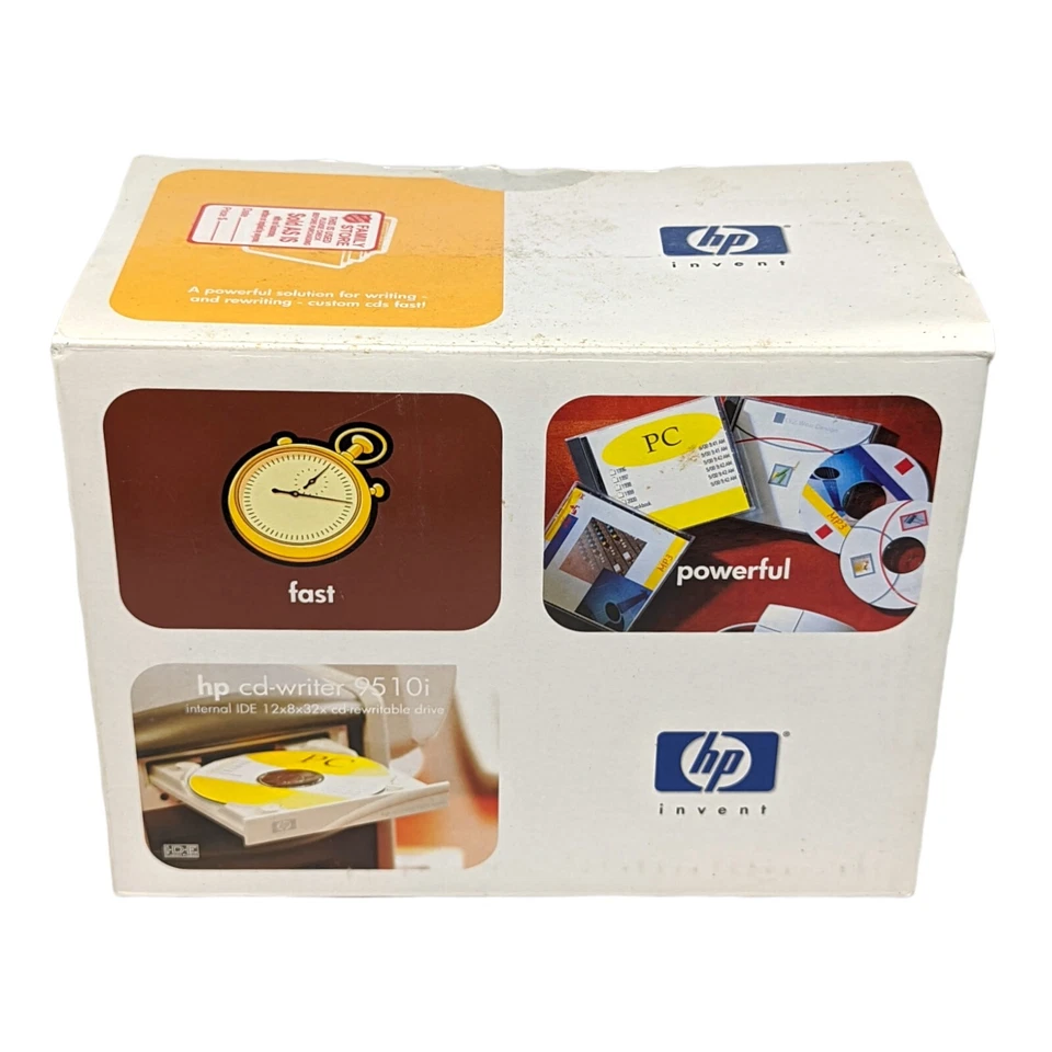 HP CD Writer 9510i 12x 8x 32x CD-Rewritable Drive Internal Ide Kit Open Box - Image 2 of 4