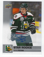 SENNA PEETERS 2019-20 UPPER DECK CHL HOCKEY STAR ROOKIE AUTO