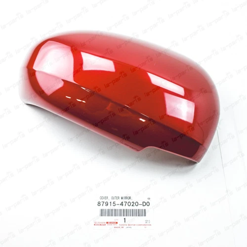 New Genuine OEM Toyota 10-15 Prius Prius V Passenger Side Mirror Cover Red 3R3