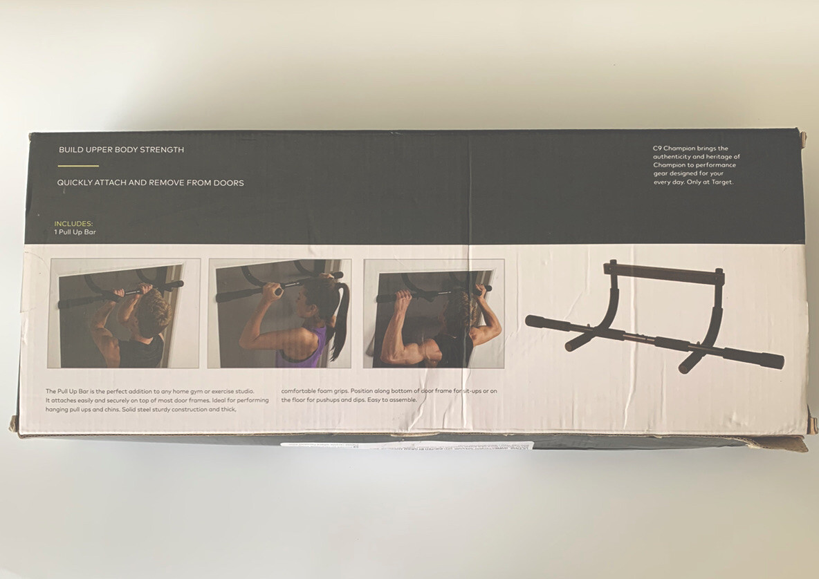 Champion Pull Bar C9 Quickly Attach And Remove From Doors Black Color USA  Seller