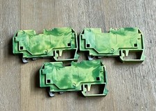 WAGO 284 IEC947-7-2 10mm GREEN/YELLOW TERMINA...