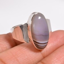 Montana Gemstone Ring 925 Sterling Silver Handmade Statement Boho Rings Jewelry