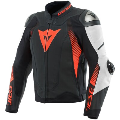 Dainese Herren Motorrad Jacke Gr. 60 Super Speed 4 perforierte Lederjacke