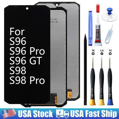 Digitizer LCD Display Touch Screen +Tools For Doogee S96 /S96 Pro / S98 /S98 Pro
