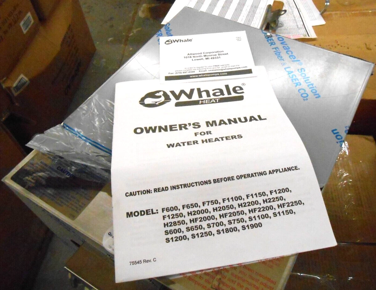 Whale Seaward 6 Gallon Hot Water Heater w/Front Heat Exchanger SS - 120V  150 PSI | eBay