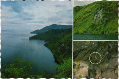 CPM AK North Sumatra Hanging stone at Lake Toba INDONESIA (1281791)