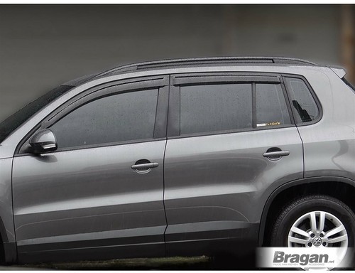 Deflector de ventana - adhesivo para adaptarse Volkswagen Tiguan 07 12 acrílico | eBay