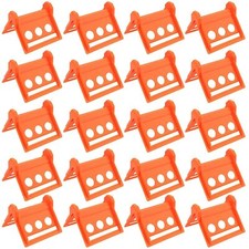 20 Pack 4 Inch Plastic Flat Strap Protectors Heavy Duty Edge Corner Guard for...