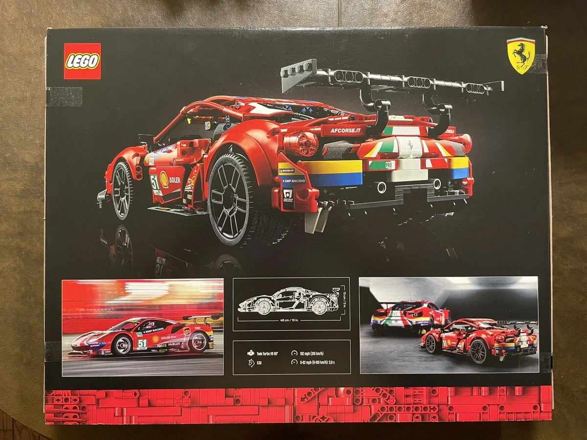 Lego Technic 42125 Ferrari 488 GTE AF Corse #51 NEW In Box Ready