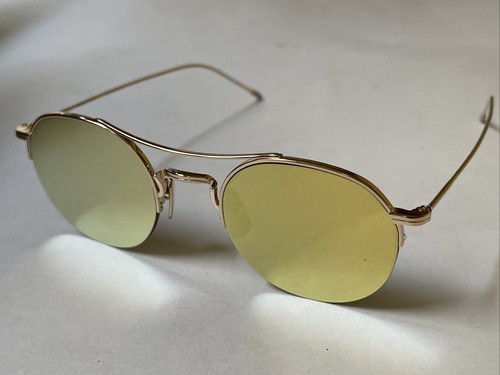在庫高品質 THOM BROWNE□TB-903-A-GLD-49 サングラスの通販 by