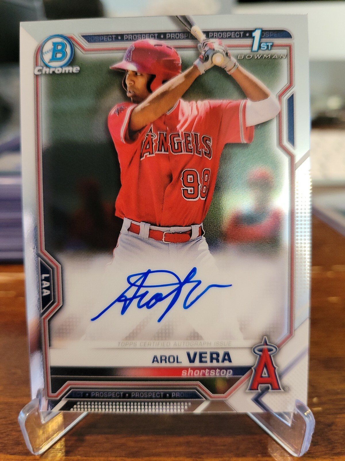 AROL VERA 2021 1st Bowman Chrome AUTO Angels MINT 💎💎💎💎💎