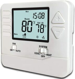 Heagstat H705 5-1-1-Day Single Stage Programmable Thermostat，1 Heat/1