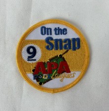 APA American Poolplayers Association Billiards 9 On The Snap Sew On Patch