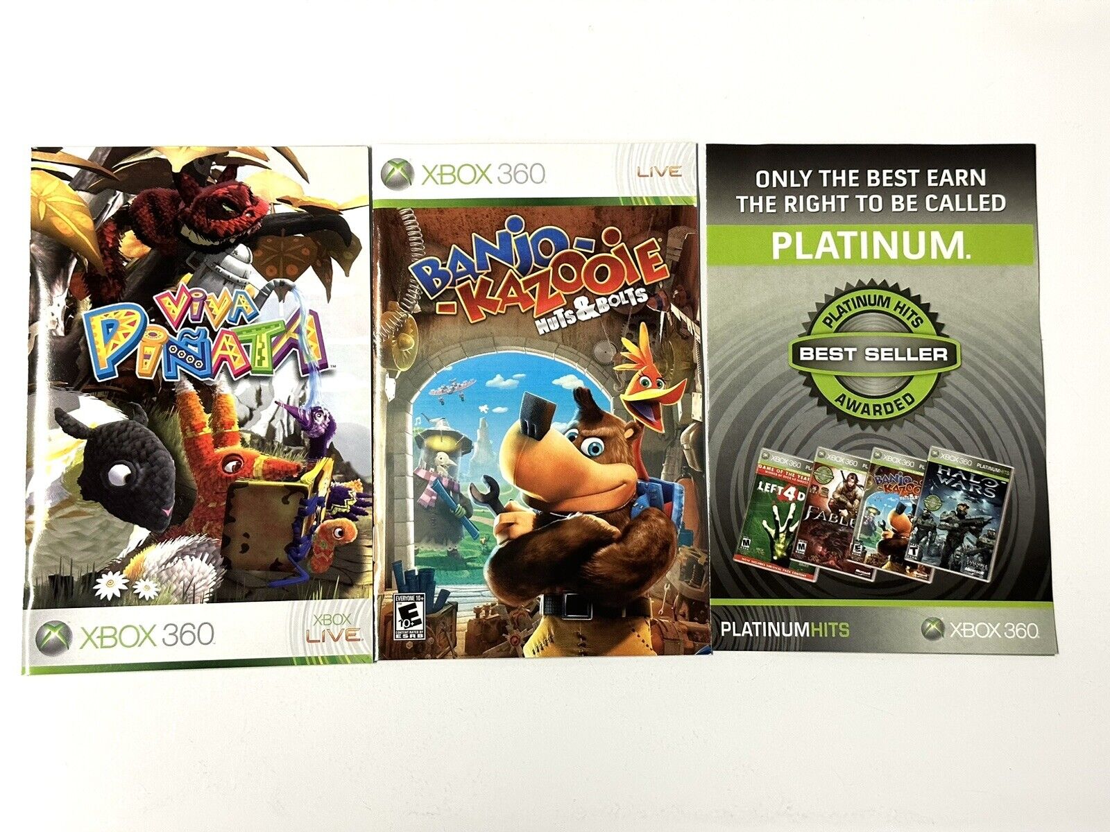 Jogo Xbox 360 - Jogo Banjo-Kazooie Nuts & Bolts + Viva Piñata - FF