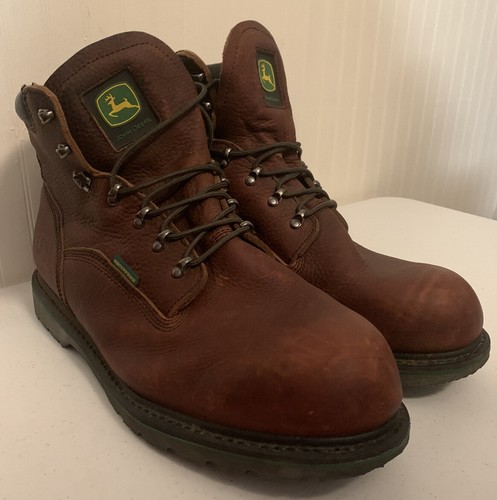 JOHN DEERE Dan Post Leather Work Boot 