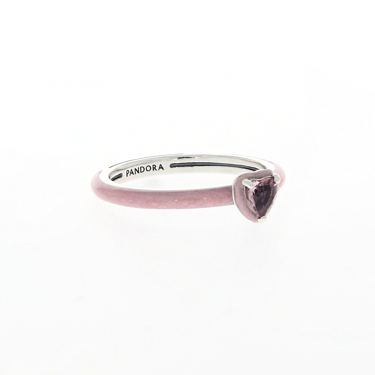 GENUINE PANDORA Pink Chakra Heart Ring 193088C02 UK - Main Image