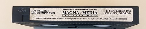 Mr. Olympia 1993 Atlanta Tape 1 VHS VCR Video Used Joe Weider Bodybuilding RARE - Picture 3 of 4