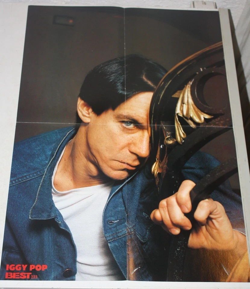 poster affiche revue magazine français Rock IGGY POP 58x40cm - Photo 1/1