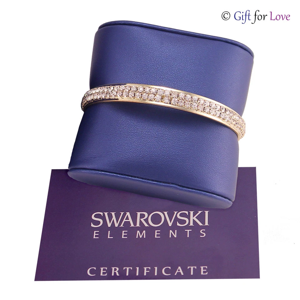 Bracciale donna oro argento Swarovski Elements originale G4Love cristalli strass